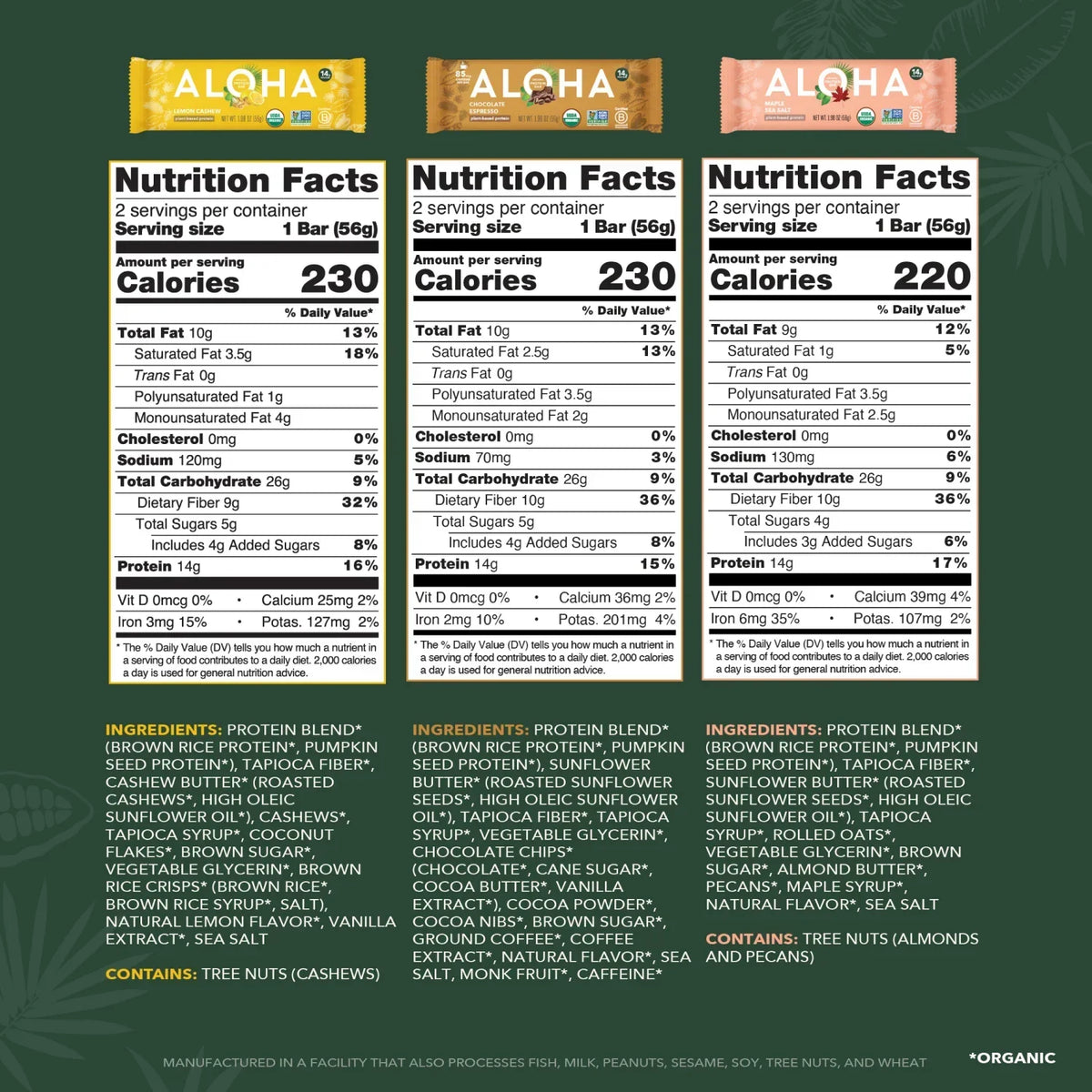 Protein Bar Sampler #2 - Variety Pack - A Better Snack for Every Day U9