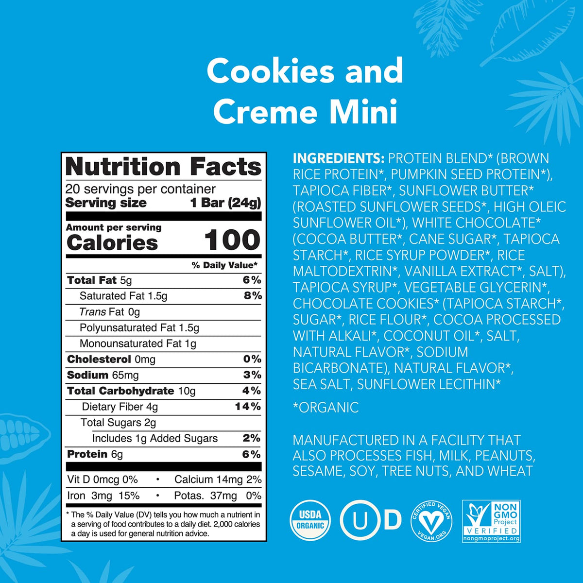 Cookies and Creme - Mini Bars - A Better Snack for Every Day E8