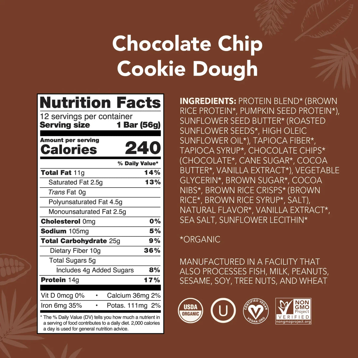 Chocolate Chip Cookie Dough - Protein Bars - Protein-Packed and Ready to Go A5