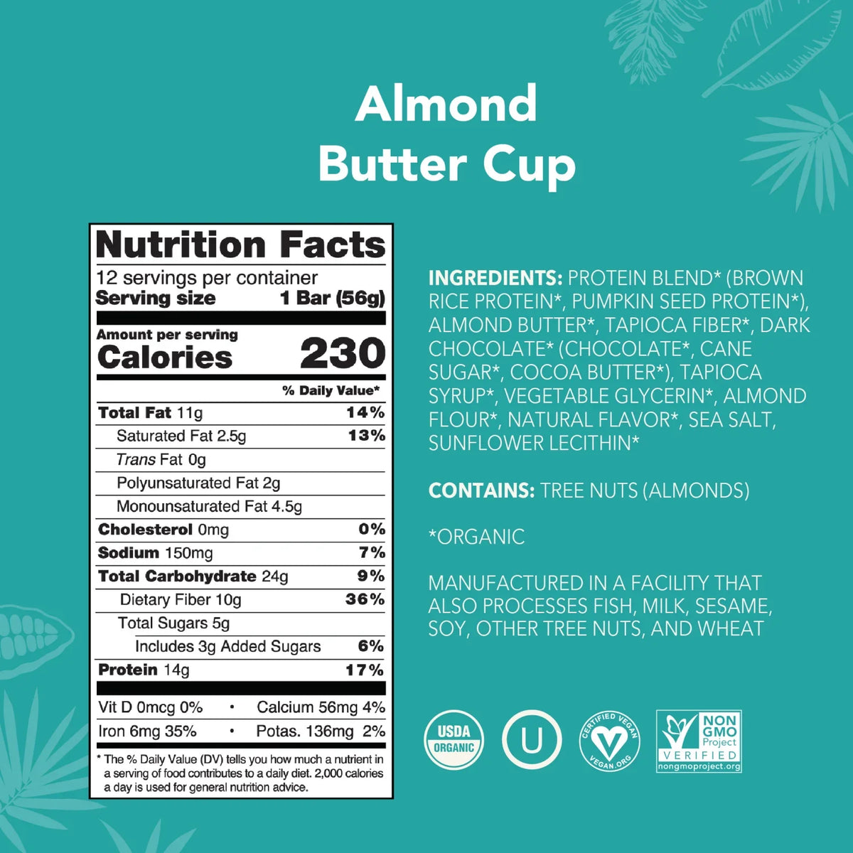 Almond Butter Cup - Protein Bars - Protein-Packed and Ready to Go K5